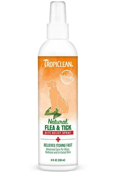 8oz Tropiclean Flea & Tick Bite Relief Spray For Dogs & Cats - Health/First Aid